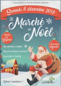 AFFICHE MARCHE NOEL 2018